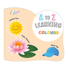 Pegasus A To Z Learning - Colours Board Book for Kids Children