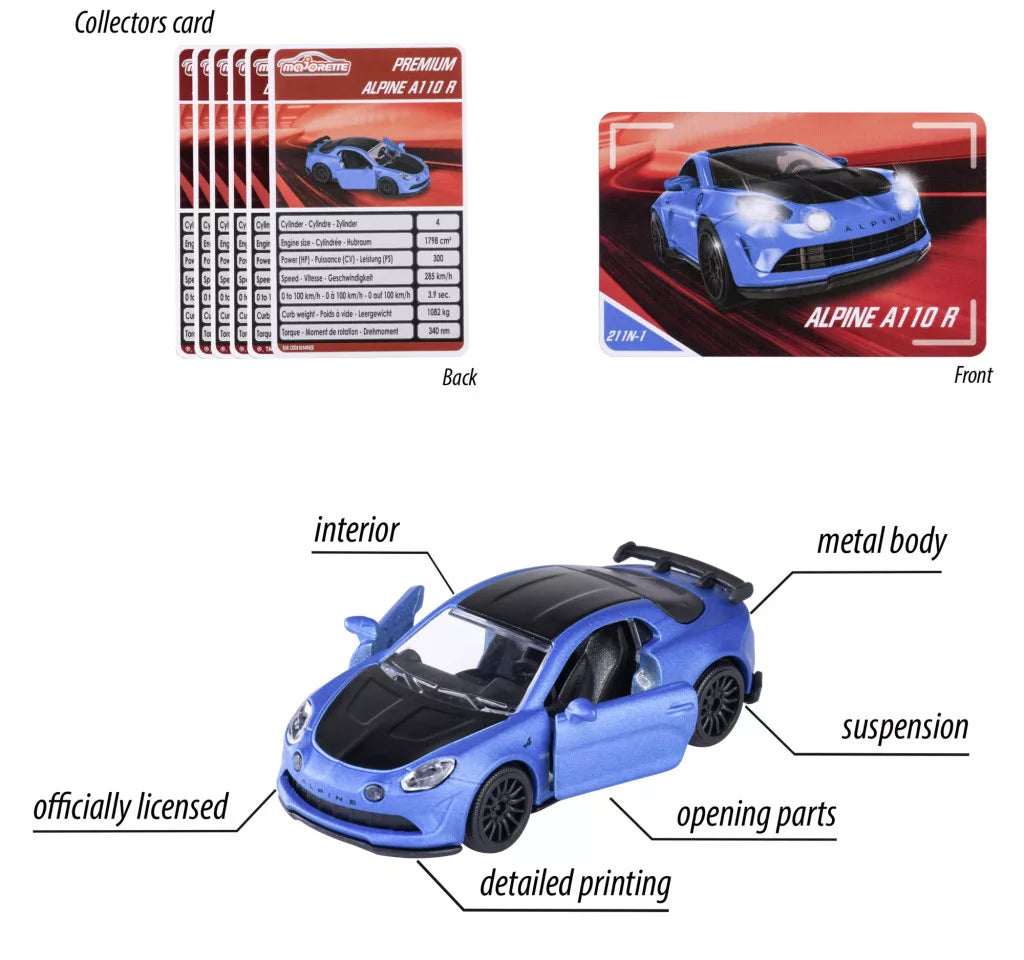 Majorette Premium Cars - Design & Style May Vary, Only 1 Car Included