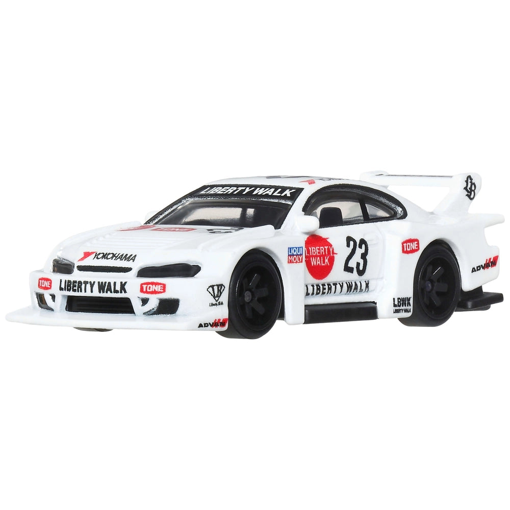 Hot Wheels Car Culture 1:64 Scale Premium Aero Styles LB Super Silhouette Nissan Silvia (S15) Toy Car for Ages 4+