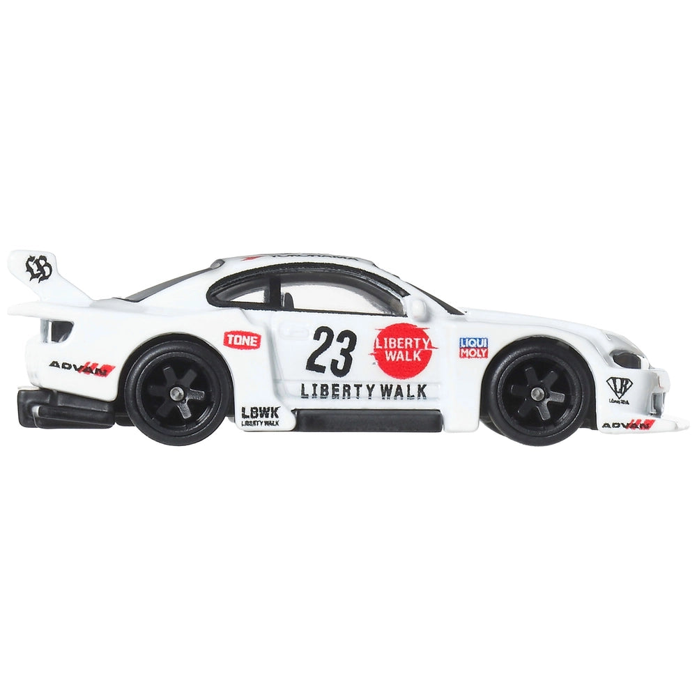 Hot Wheels Car Culture 1:64 Scale Premium Aero Styles LB Super Silhouette Nissan Silvia (S15) Toy Car for Ages 4+