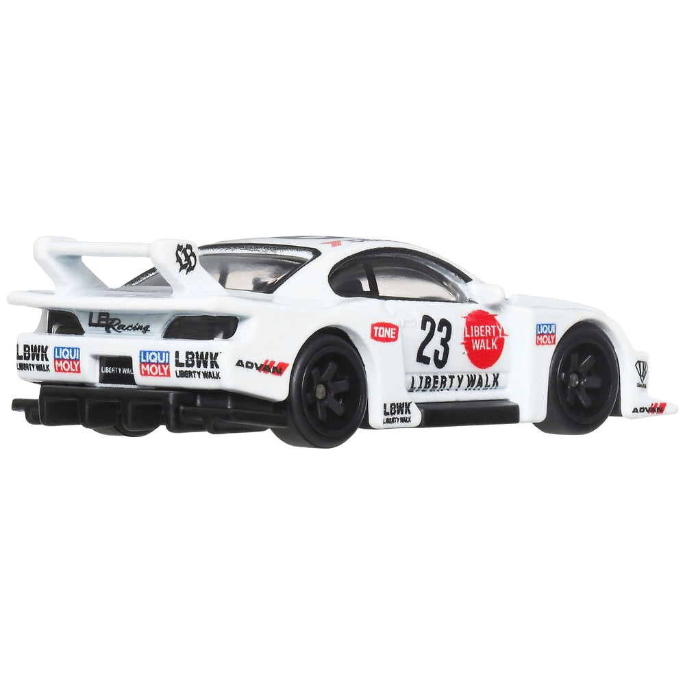 Hot Wheels Car Culture 1:64 Scale Premium Aero Styles LB Super Silhouette Nissan Silvia (S15) Toy Car for Ages 4+