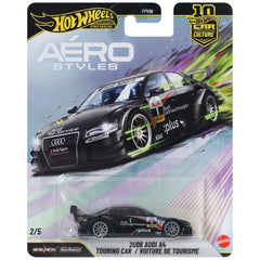 Hot Wheels Car Culture 1:64 Scale Premium Aero Styles 2008 Audi A4 Toy Car for Ages 4+