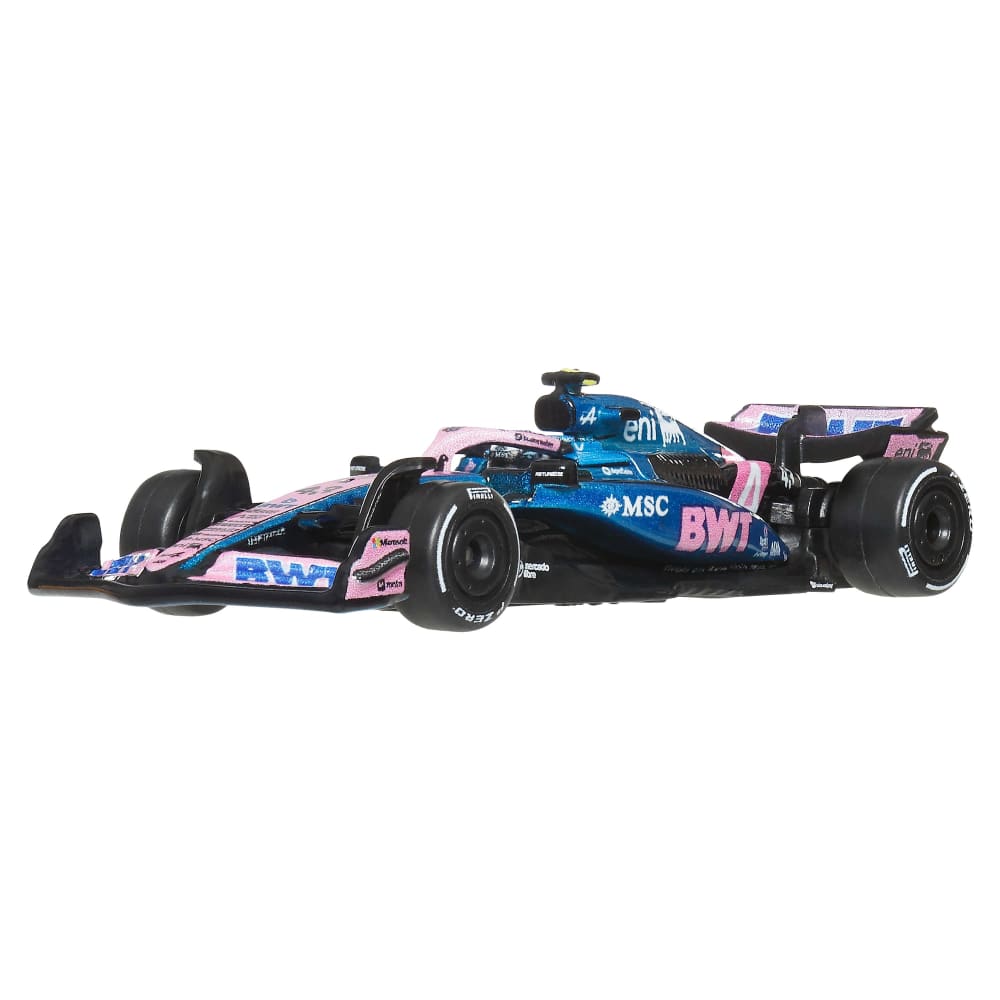Hot Wheels Race Team BWT Alpine (#43) 1:64 Scale Premium Die-Cast Formula 1 Collectible Toy Race Car with Real Riders Tires & Metal/Metal Body & Chassis for Collectors
