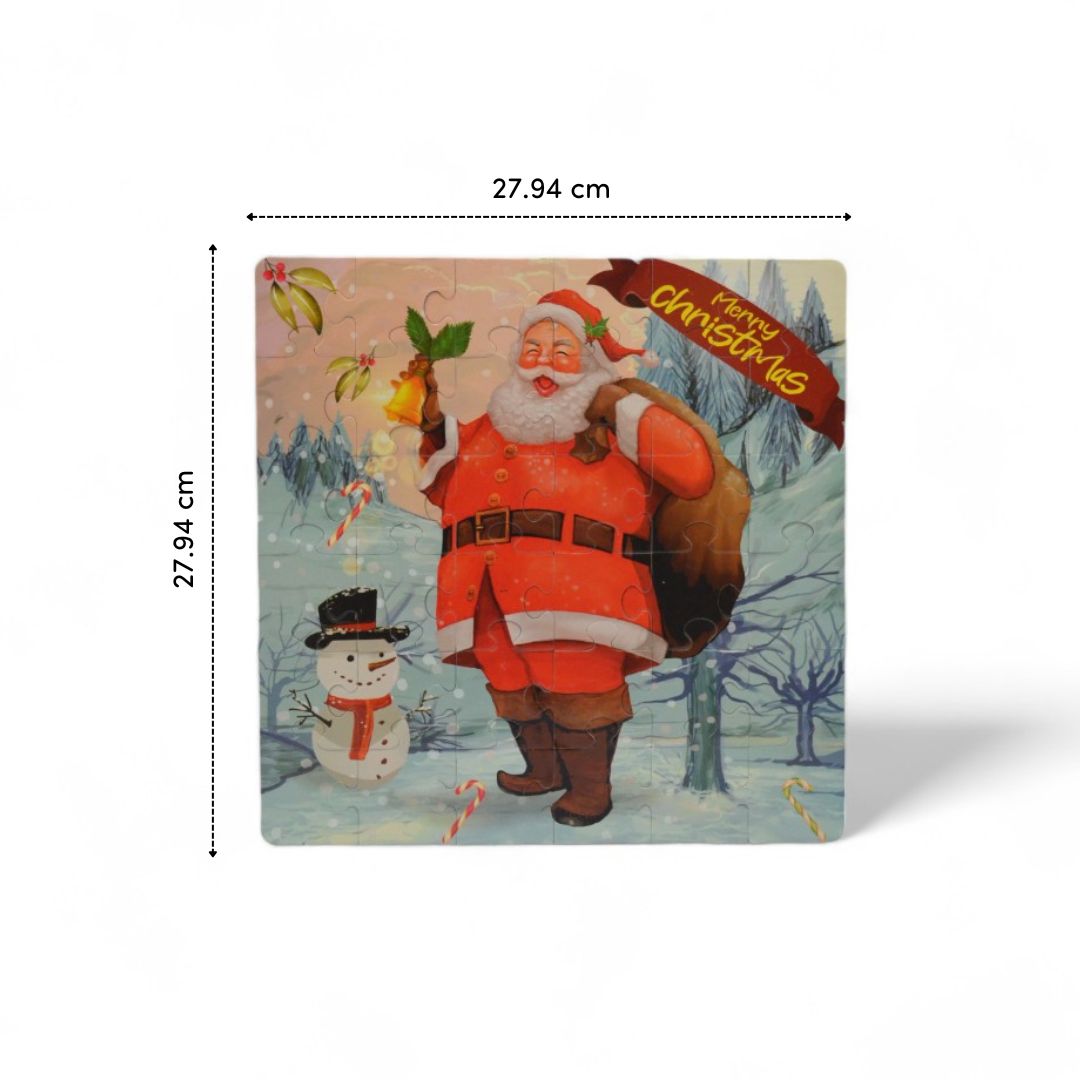 Mittimate Christmas Jigsaw Puzzle – 36-Piece Cardboard Puzzle for Kids (Ages 4-6) | Fun, Learning & Perfect Birthday Gift