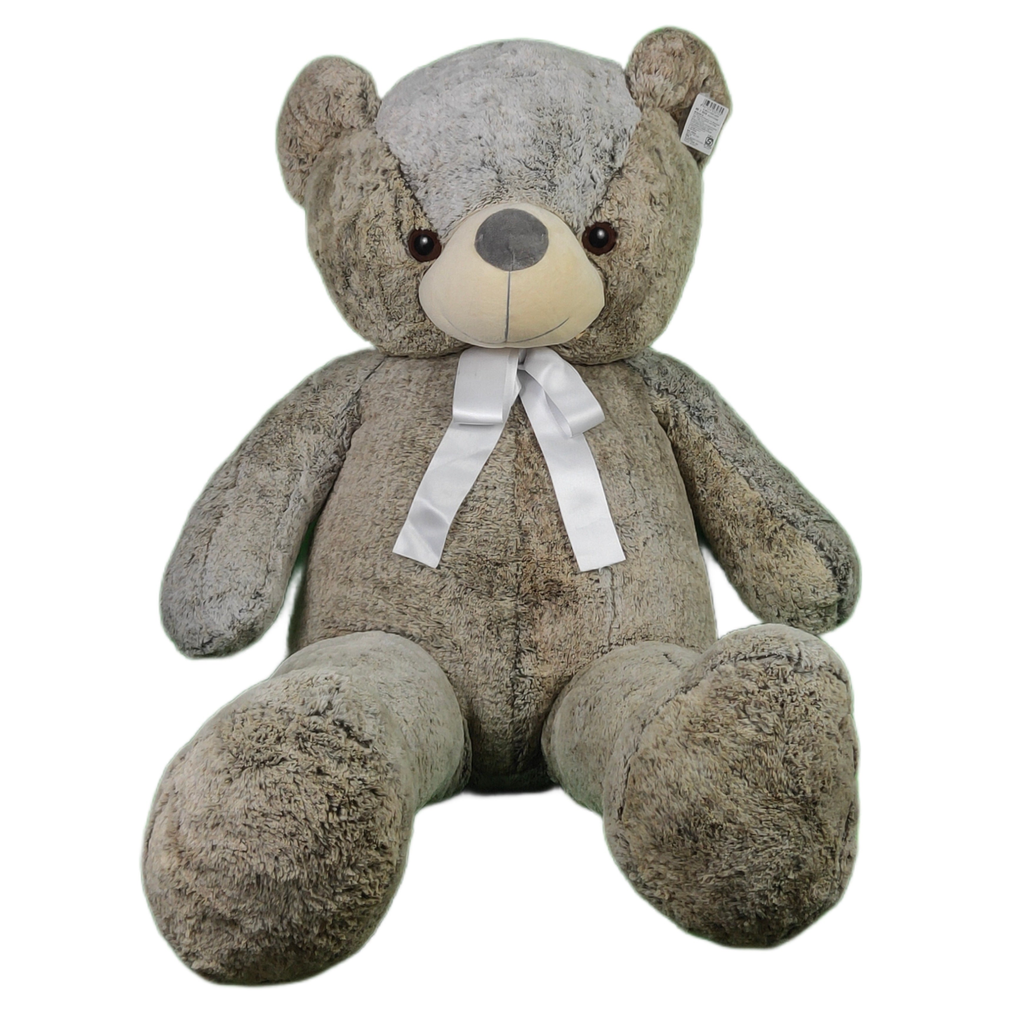 Play Hour Wolly The Teddy Bear Plush Soft Toy for Ages 3 Years and Up - Grey, 120cm