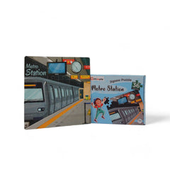 Mittimate Metro Hosue Jigsaw Puzzle – 36-Piece Cardboard Puzzle for Kids (Ages 4-6) | Fun, Learning & Perfect Birthday Gift