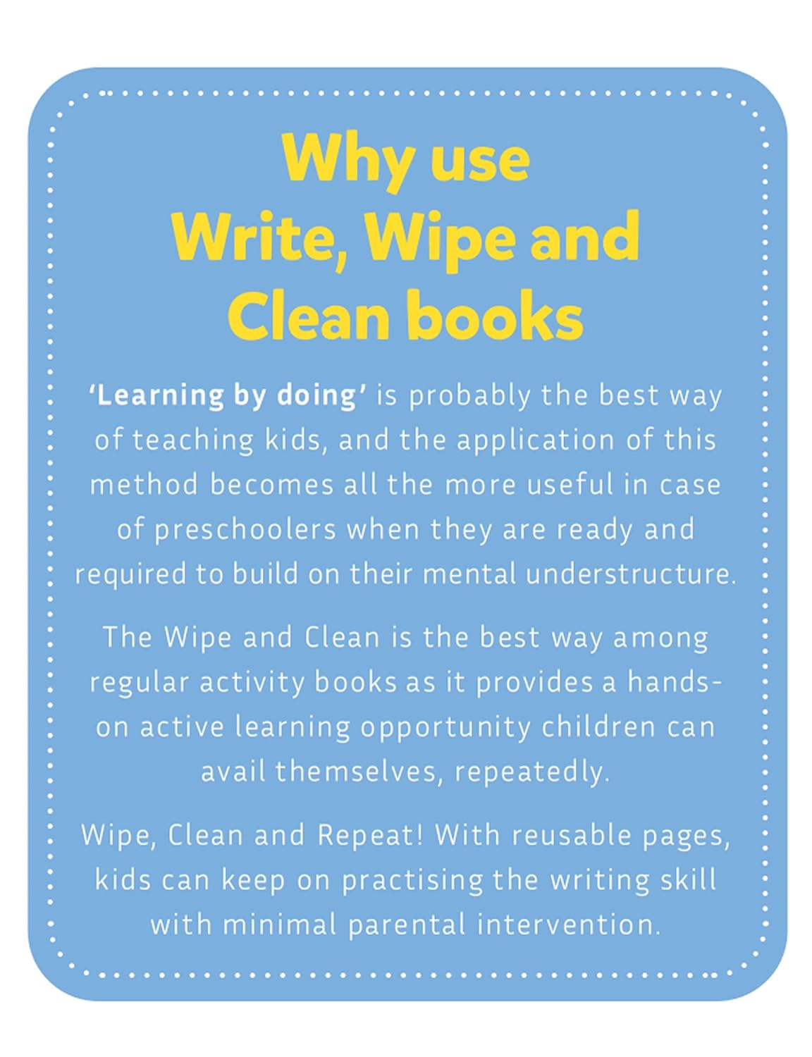 Pegasus First Activity-Wipe N Clean Book