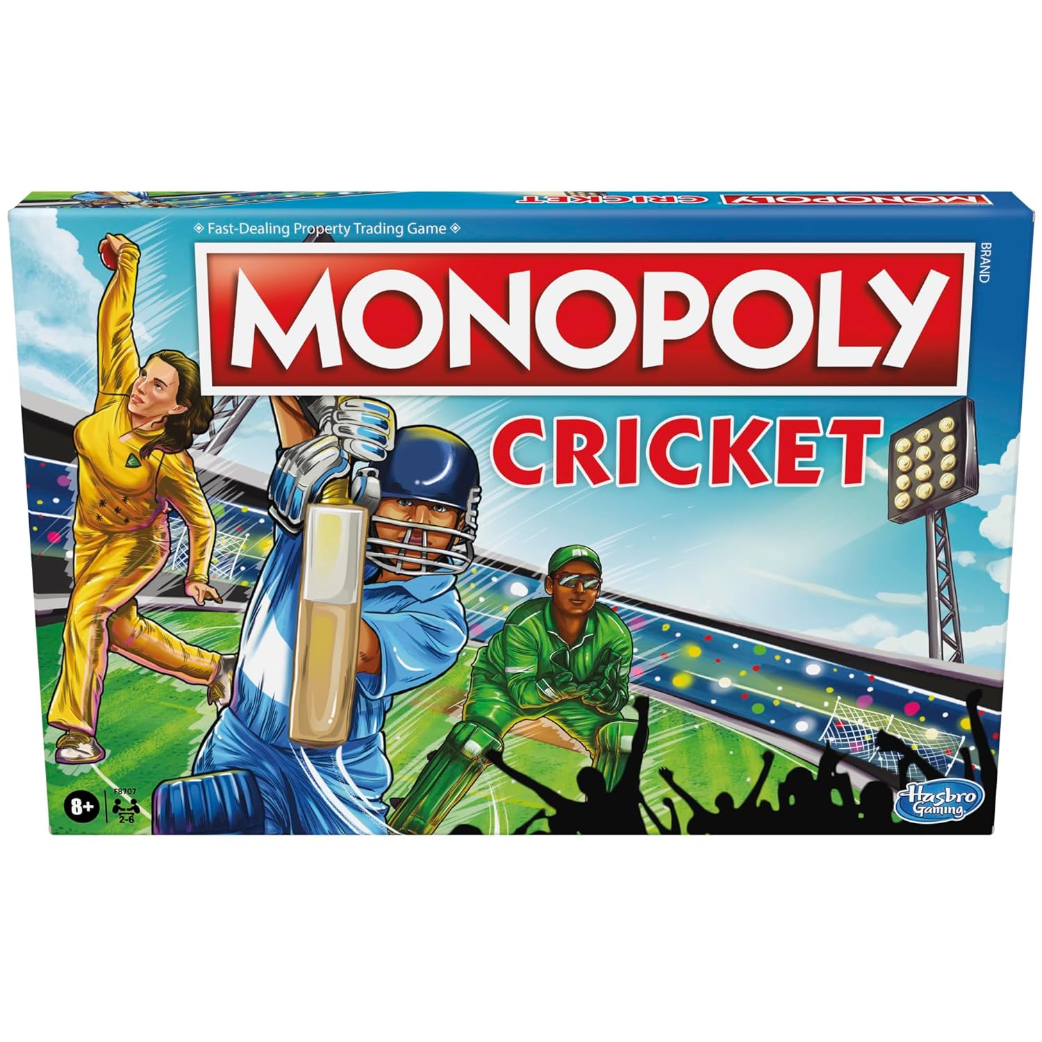 Monopoly Cricket Themed Board Game | For Families and Kids | Ages 8+ | 2 to 6 Players Board Game Accessories Board Game