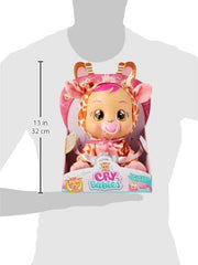 Cry Babies 12'' Gigi Doll With Tears And Sounds Feature For Baby And Toddlers Ages 18 Months And Up