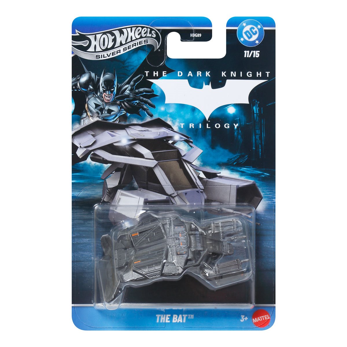 Hot Wheels 2026 DC Comics Batman-Themed Set III Silver Celebration Series 1:64 Scale - Set Of 5 Cars