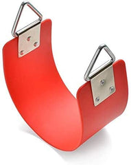 REZNOR Heavy Duty Flexible EVA Swing Seat with Metal Ring for Kids & Adults, 300kg Weight Support, Red