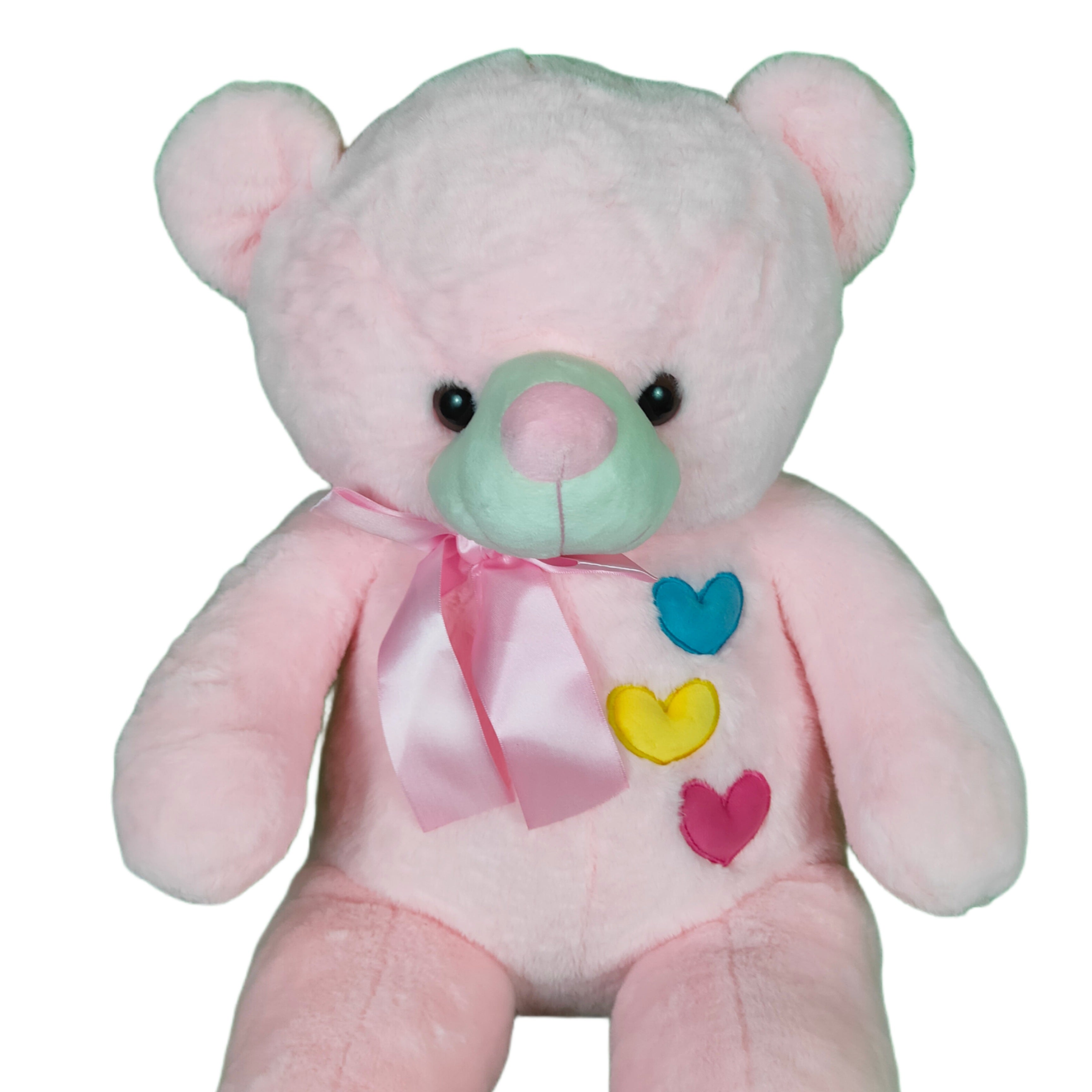 Play Hour Teddy Bear Plush Soft Toy for Ages 3 Years and Up - Pink, 90cm