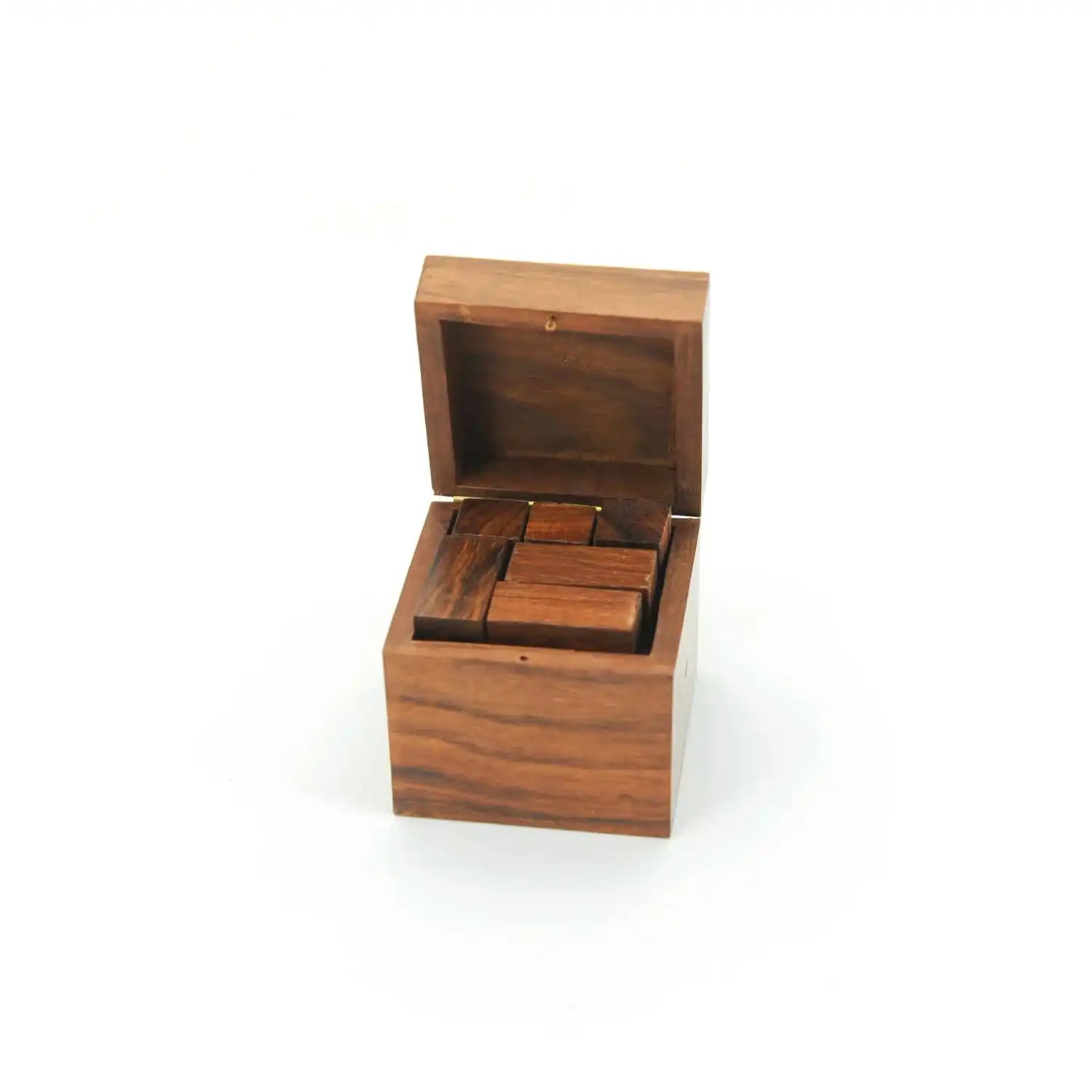 Mittimate Wooden Soma (Cube) Puzzle – Brain Teaser Game for Kids (6+) | Skill-Building 3D Puzzle with Storage Box