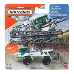 Matchbox Real Working Rigs MBX Crop Sprayer Vehichle for Kids Ages 4 Years & Up