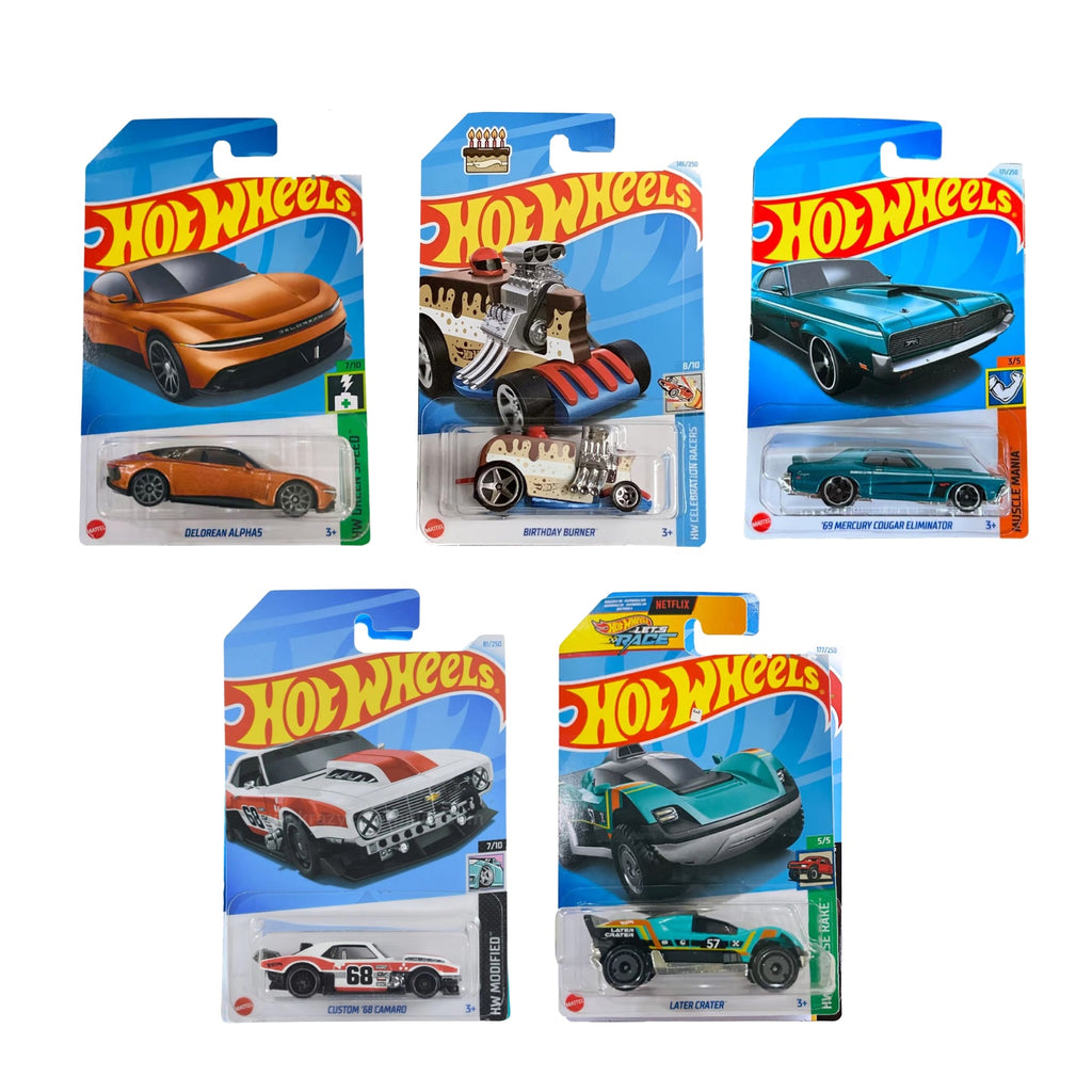 Buy Hot Wheels Basic Car J Case 2024 Wave Three Pack of