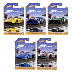 Hot Wheels Forza Series Premium Die Cast Car Assortment Including 5 Collectible Cars for Collection