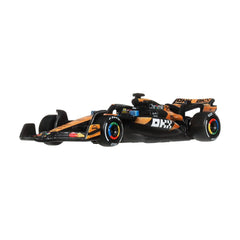 Hot Wheels Race Team McLaren F1 Team (#81) 1:64 Scale Premium Die-Cast Formula 1 Collectible Toy Race Car with Real Riders Tires & Metal/Metal Body & Chassis for Collectors