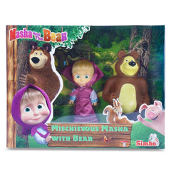 Simba Masha And The Bear Doll, 12Cm Bear, 16Cm Multicolour 3Y+