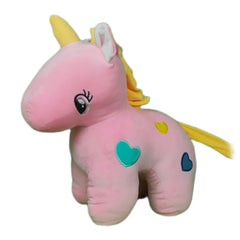 Play Hour Fairy Unicorn Plush Soft Toy For Ages 3 Years And Up - Baby Pink, 45cm