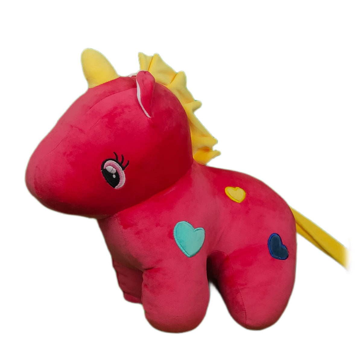 Play Hour Fairy Unicorn Plush Soft Toy For Ages 3 Years And Up - Red, 45cm