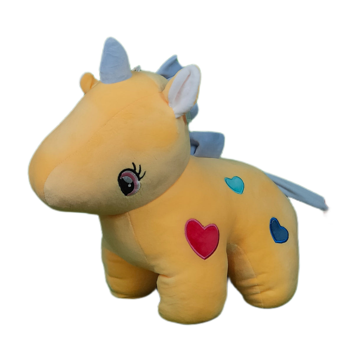 Play Hour Fairy Unicorn Plush Soft Toy For Ages 3 Years And Up - Yellow, 45cm