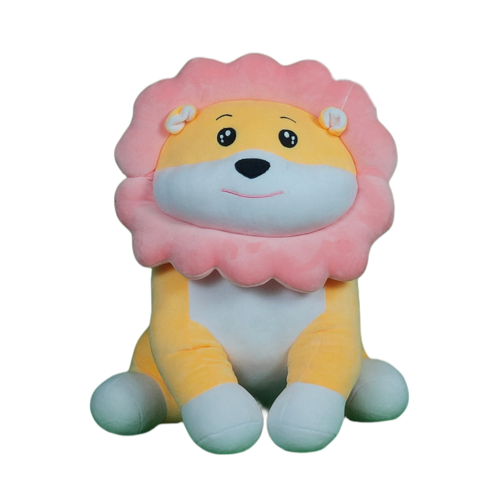 Play Hour Floret Sunny Lion Plush Soft Toy for Ages 3 Years and Up - Brown, 50cm