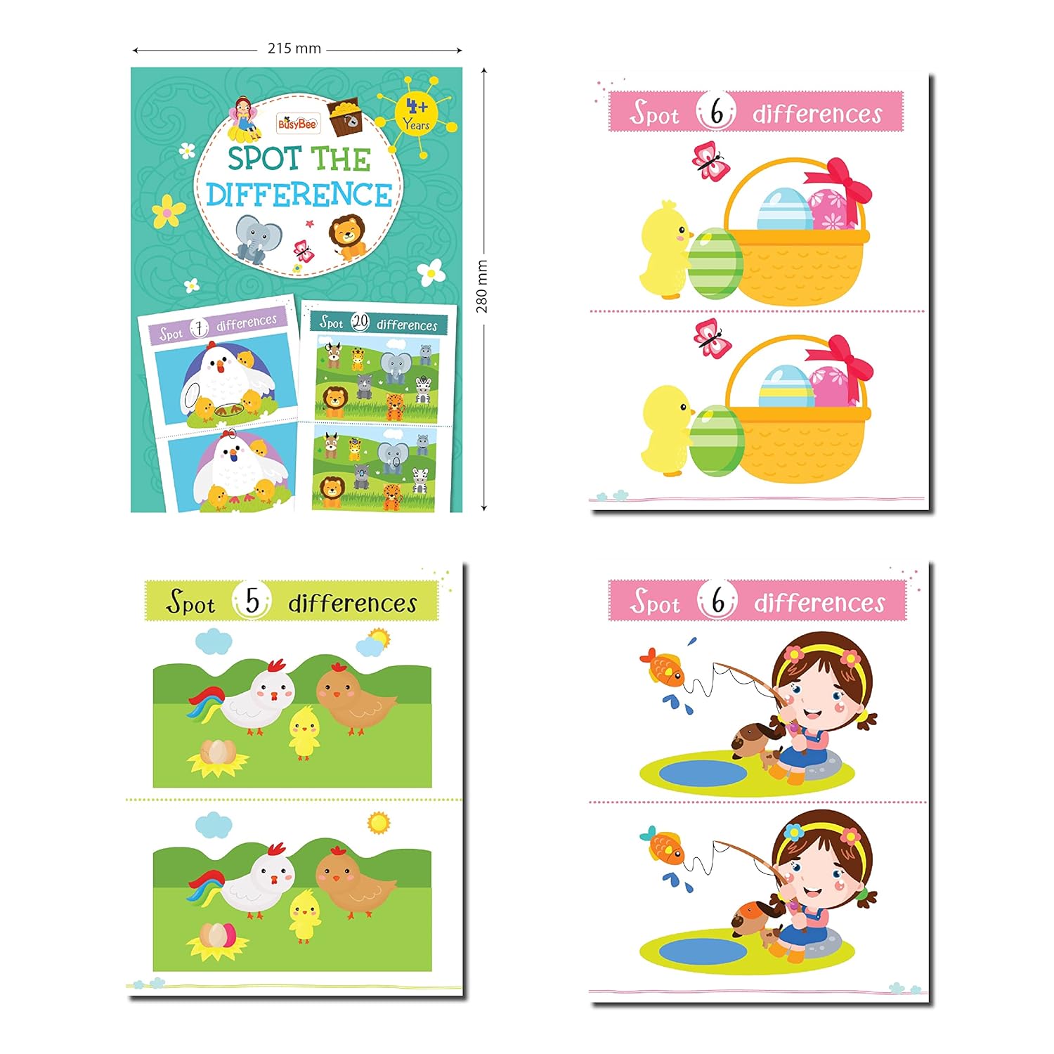 Pegasus 4 Super Activity Books For 4+ Years