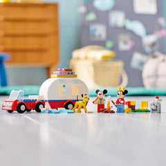 LEGO Disney Mickey and Friends – Mickey Mouse and Minnie Mouse’s Camping Trip Building Kit for Ages 4+