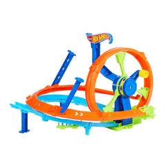 Hot Wheels Rapid Launch & Loop Playset With 1:64 Scale Die-Cast Toy Car, Crash & Track Set for Kids Ages 3 Years & Up