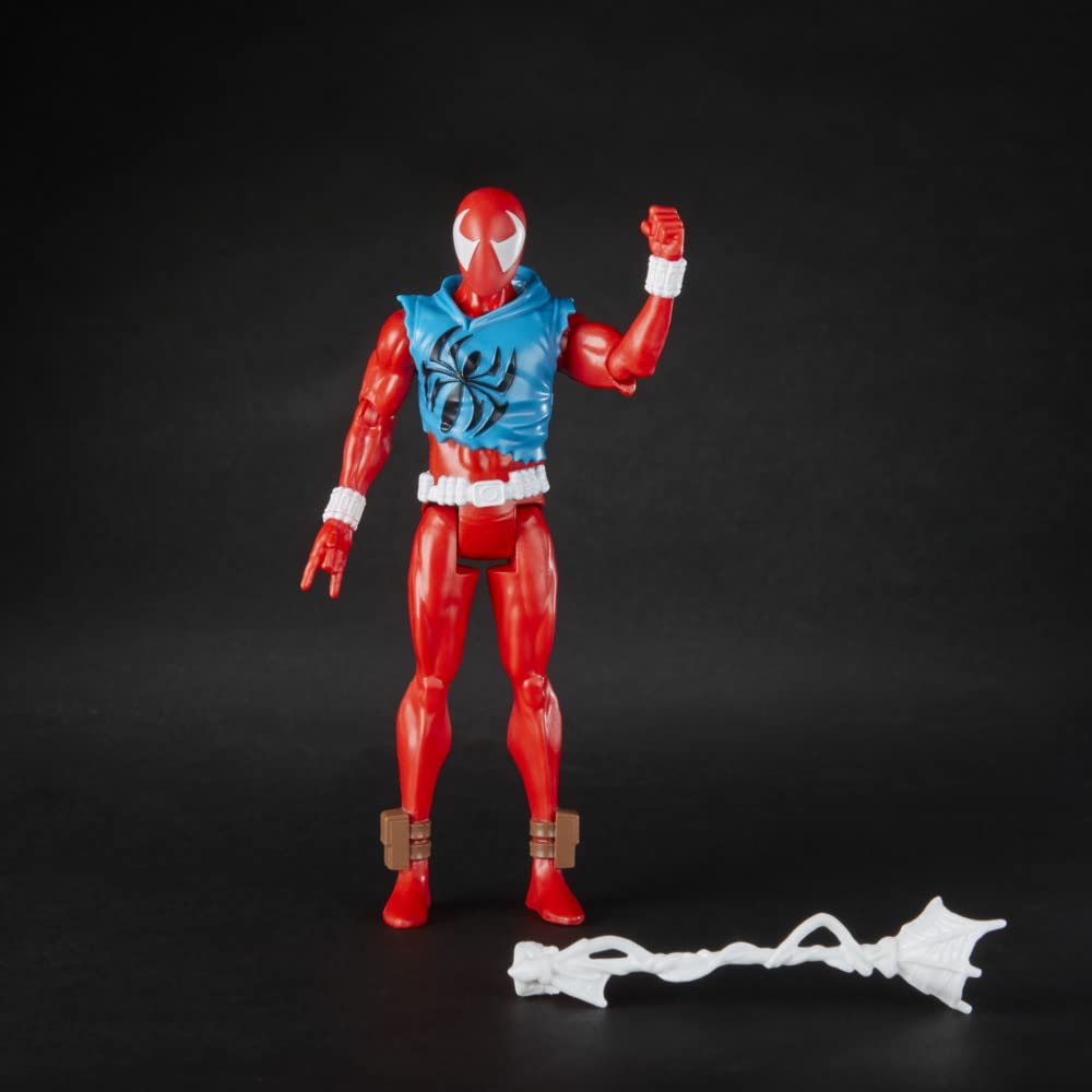 Marvel Spider-Man: Across The Spider-Verse Scarlet Spider 6-Inch-Scale Action Figure with Guitar Accessory