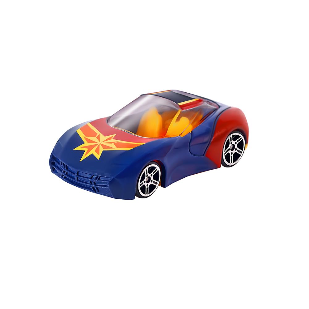 Marvel Go 1:64 Diecast Captain Marvel knight Speed Toy Car For Collection For Ages 3 Years And Up