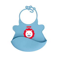 Fisher Price Ultra Care Easy Clean Silicon Baby bib (Multicolour)