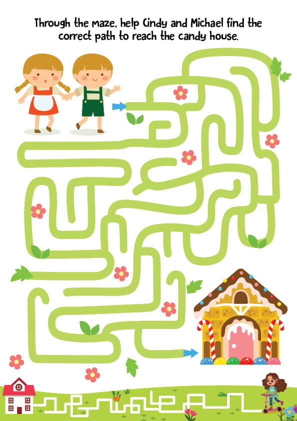 Booktopus Never Bored With Mazes Book One for Kids Ages 4+