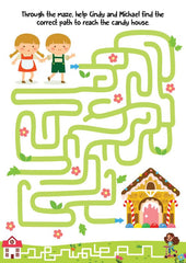 Booktopus Never Bored With Mazes Book One for Kids Ages 4+