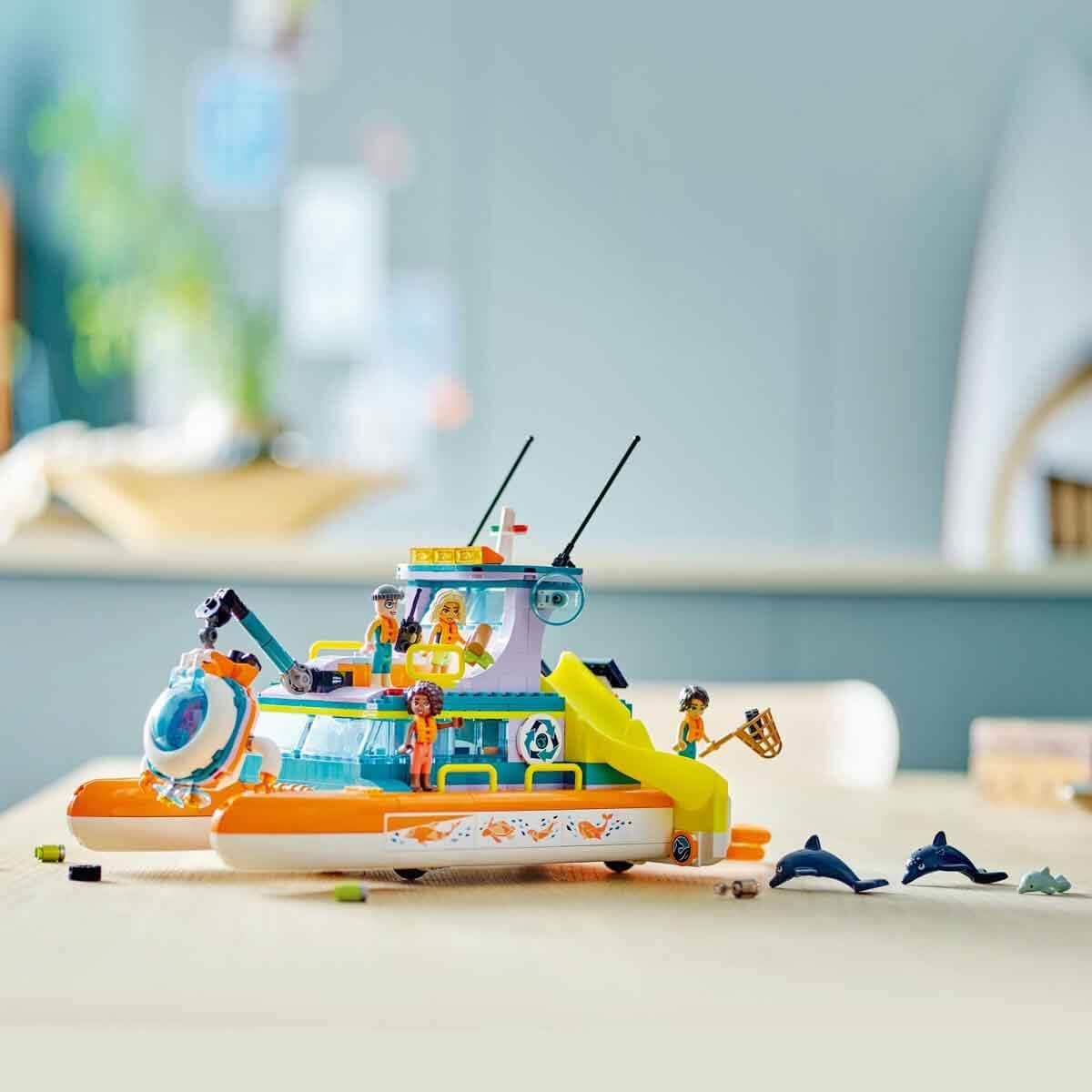 LEGO Friends Sea Rescue Boat Building Kit For Ages 7+