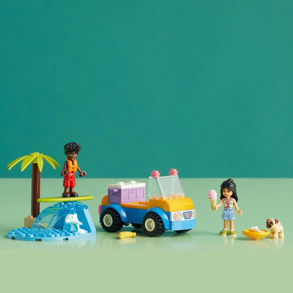 LEGO Friends Beach Buggy Fun Building Kit for Ages 4+