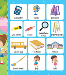 Booktopus Board Book - My First 100 Words - Early Learning Picture Books for for Kids 4+
