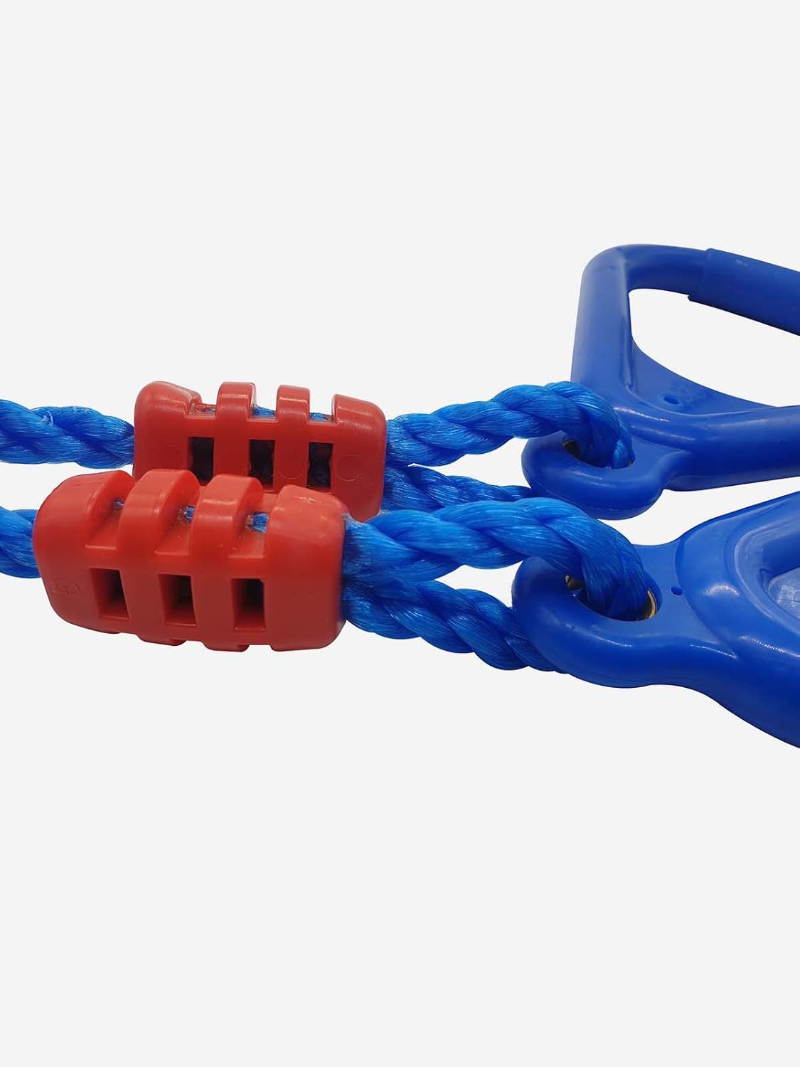 REZNOR Triangle Rings Swing Set with Locking Delta Quick Links for Indoor Jungle Gym Play Set, Blue