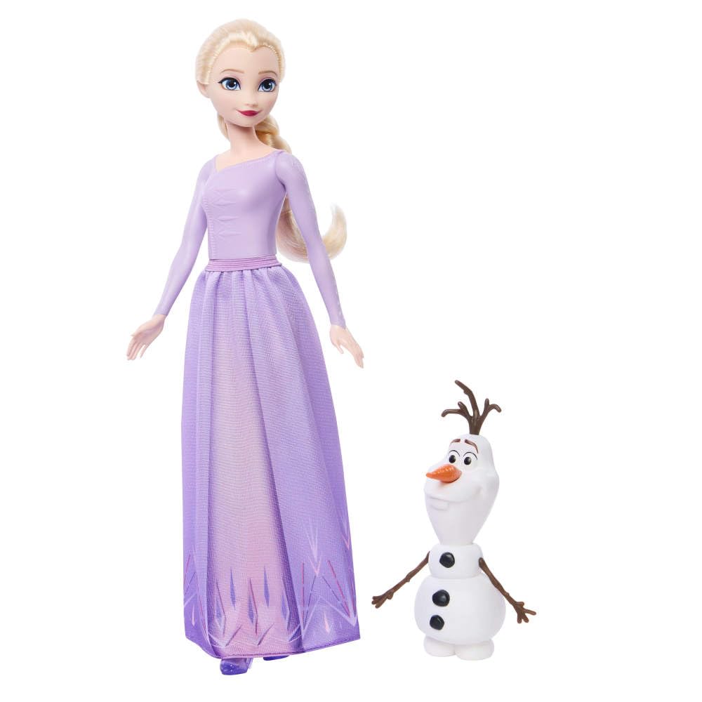Disney Frozen Arendelle Elsa Doll With Olaf Figure for Kids Ages 3 Years & Up