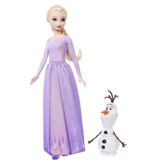 Disney Frozen Arendelle Elsa Doll With Olaf Figure for Kids Ages 3 Years & Up