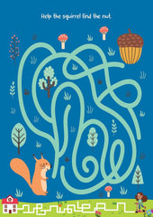 Booktopus Never Bored With Mazes Book Two for Kids Ages 4+