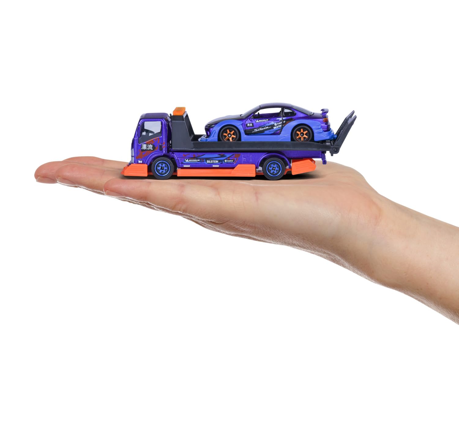 Majorette Auto JDM Legends Tuning Transporter Playset with Vehicles for Kids & Collectors Styles & Design May Vary - Only 1 Model Included
