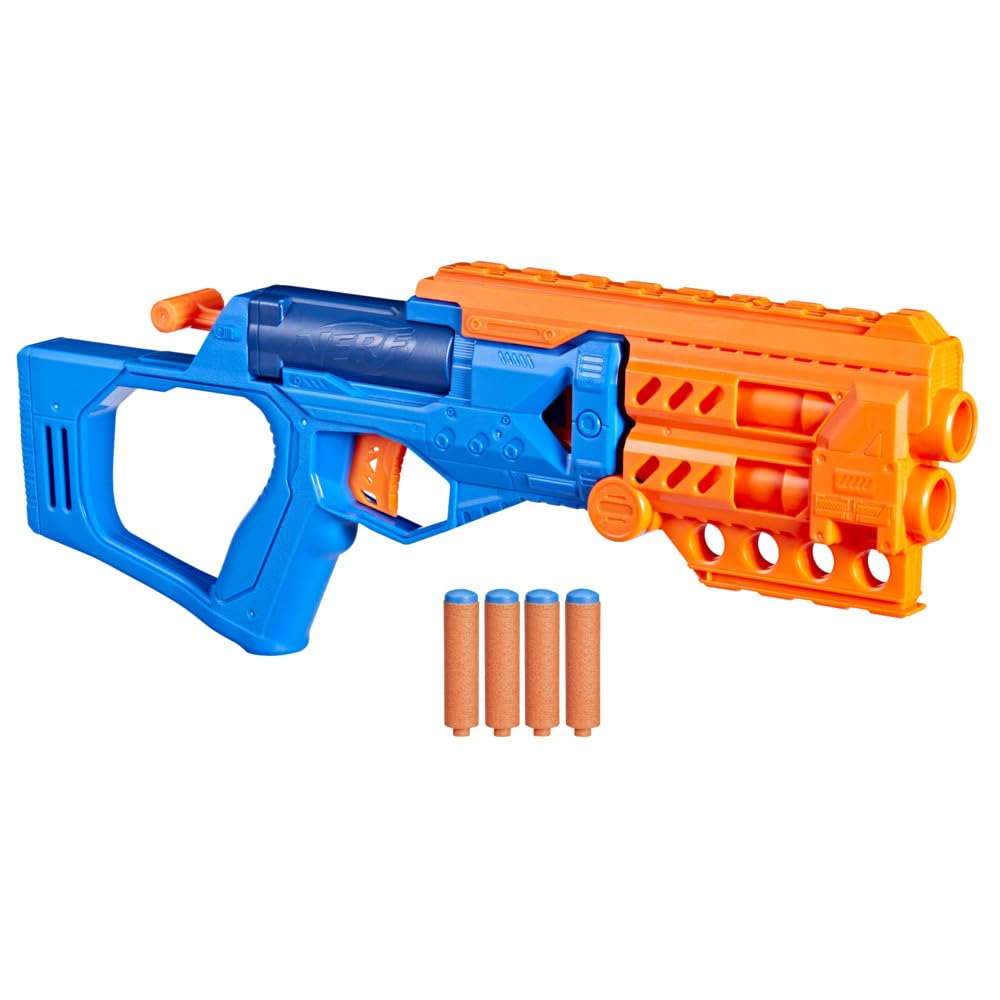 Nerf N Series Topbreaker Blaster with 4 Official Nerf N1 Darts Compatible Only with Nerf N1 Dart Blasters, Break Open Loading for Ages 8 Years & Up