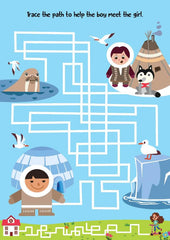 Booktopus Never Bored With Mazes Book One for Kids Ages 4+