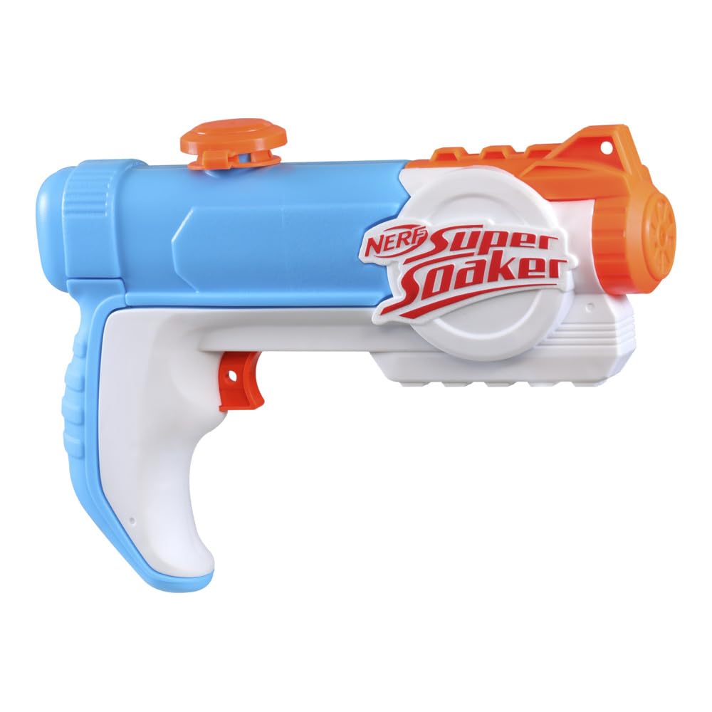 Nerf Super Soaker Piranha Toy Water Blaster - Trigger Action, Pichkari for 6 Year Old Kids Ages 6+