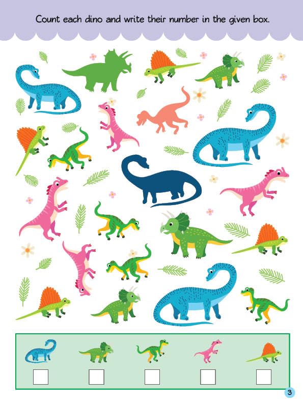 Booktopus My Big Sticker and Activity Book 1 for Kids Ages 4+