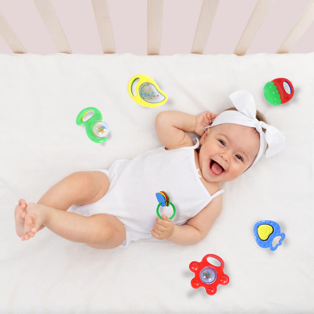 Buy Simba ABC Rattle Toy Set for 3 Months and Above Kids Online at Best ...