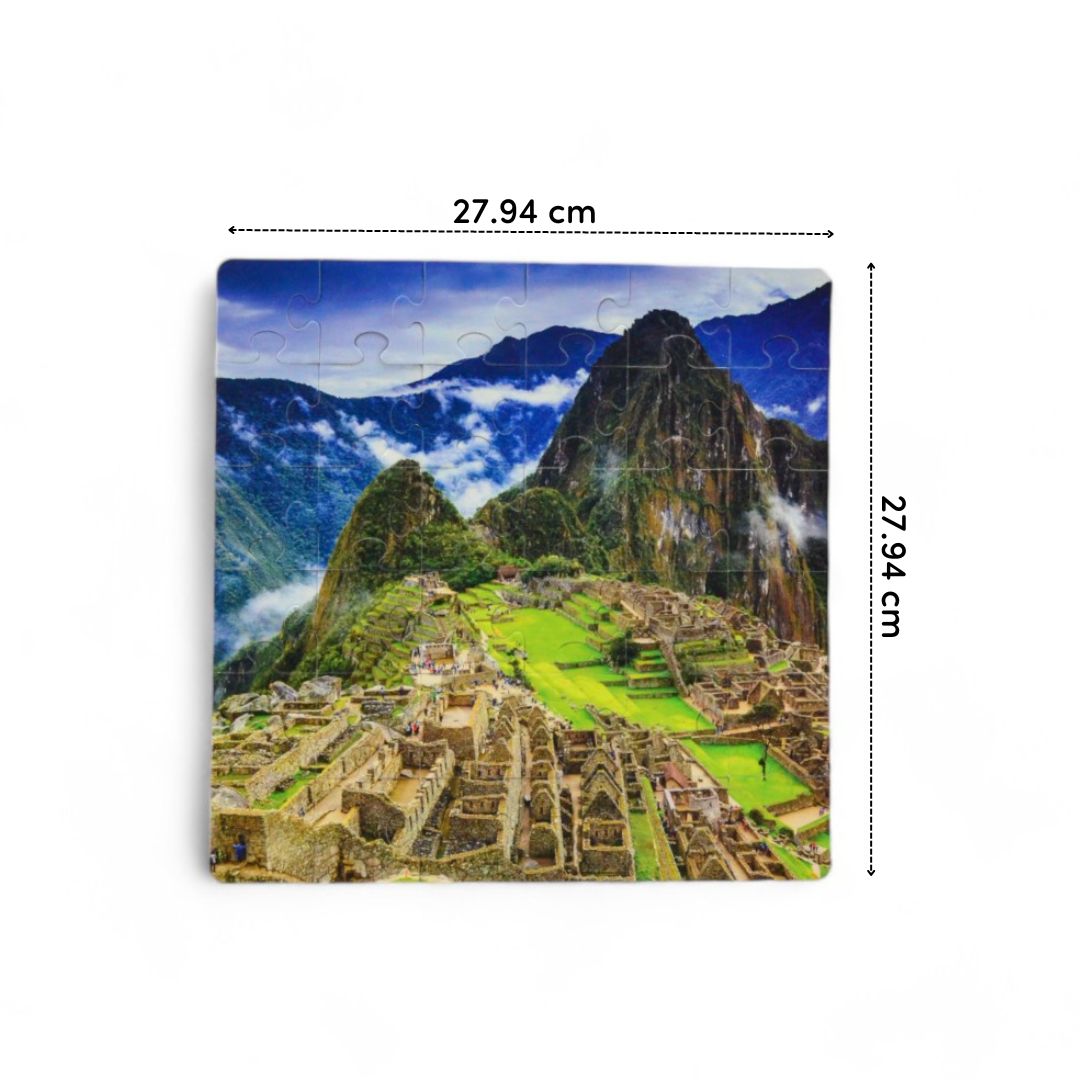 Mittimate Machu Picchu Jigsaw Puzzle – 36-Piece Cardboard Puzzle for Kids (Ages 4-6) | Fun, Learning & Perfect Birthday Gift