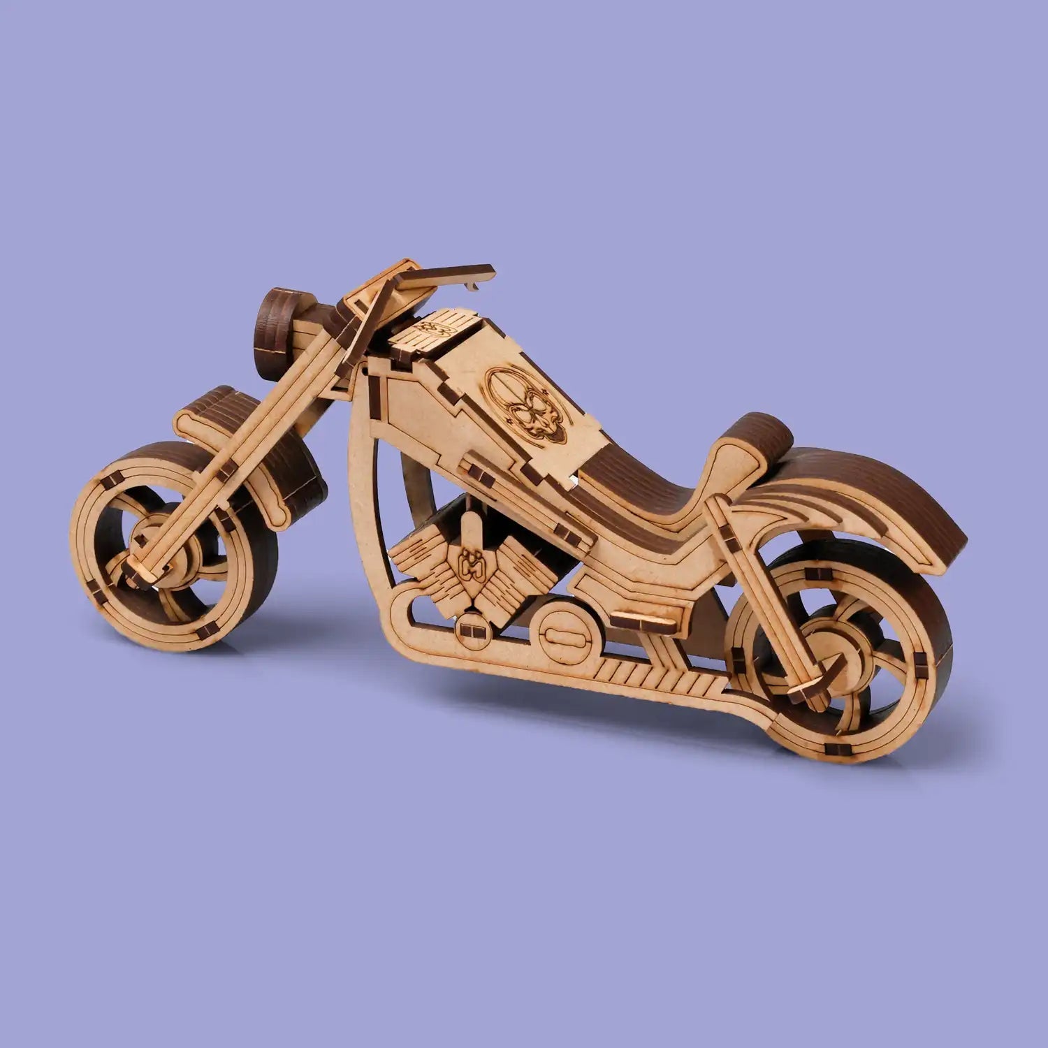 Mittimate DIY 3D Trailblazer Bike Model Kit for Kids Age 8+ Year | 89 Wooden Pieces I Fun & Educational Model Building Kit I Best Birthday Gift for Kids