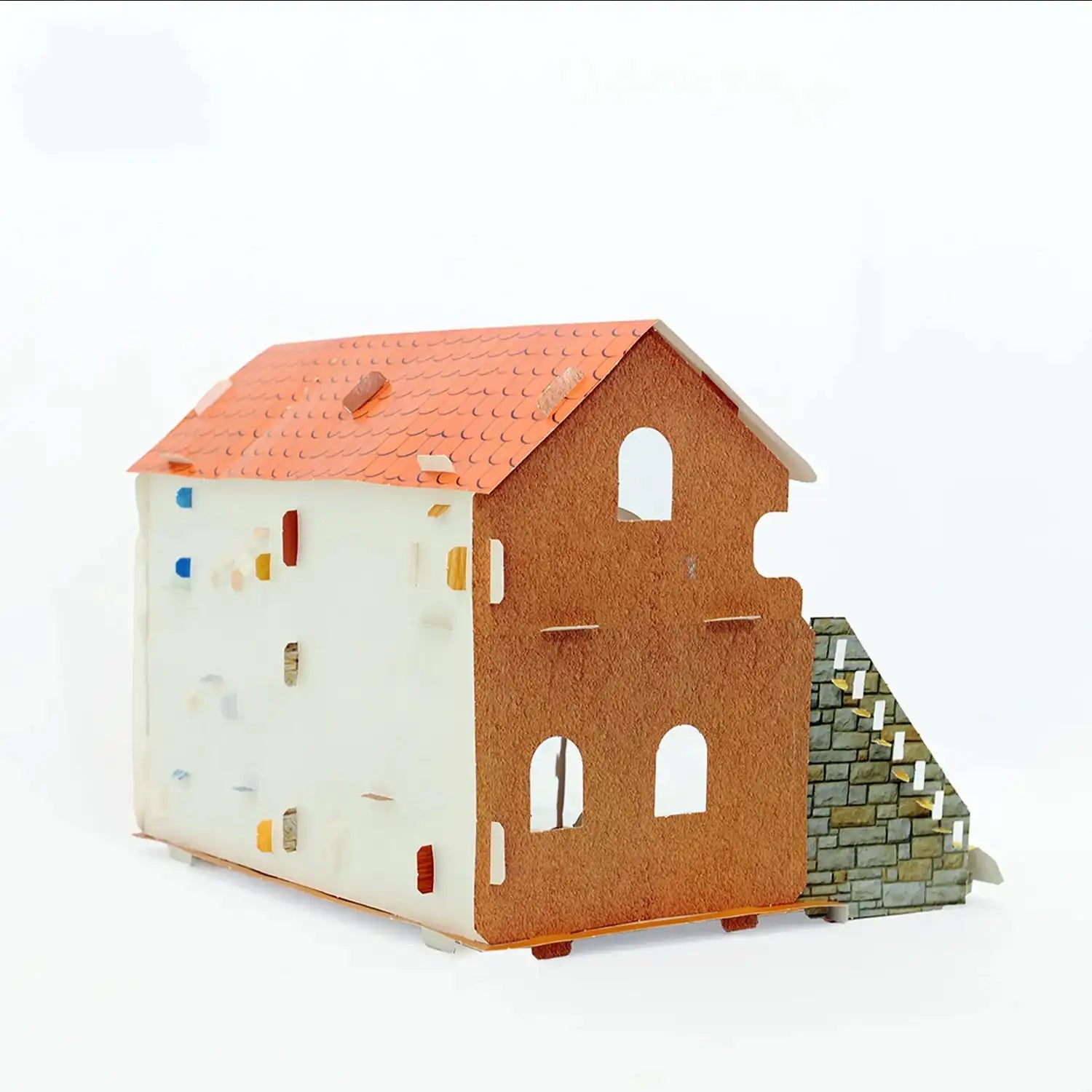 Mittimate Doll House Model Construction Book for Kids Age 8 to 12 Year Old I Make Your Own 3D Paper Model I Fun & DIY Book for Children